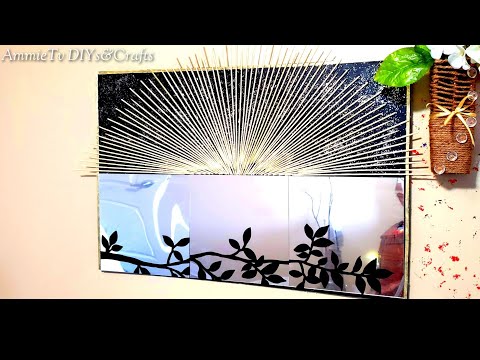 diy-home-mirror-decor-craft|dollar-store-wall-craft