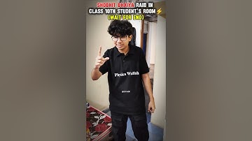 @ShobhitNirwan17 Raid in Class 10th Student