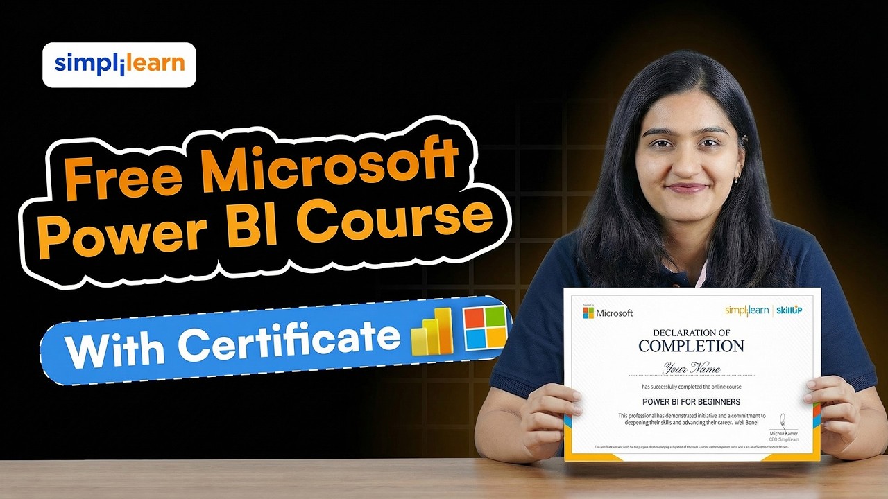 Free Microsoft Power BI Course With Certificate 2026 | PowerBI Course ...