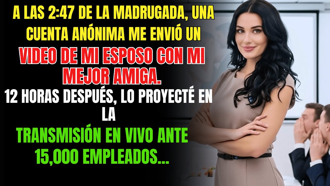 A Las 2:47 AM Una Cuenta Anónima Me Envió Un Video De Mi Esposo Lo Proyecté En La Presentación An...