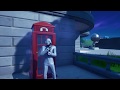 Midas mythic drum gun and keycard using a phone booth and unlocking the vault at the agency Fortnite