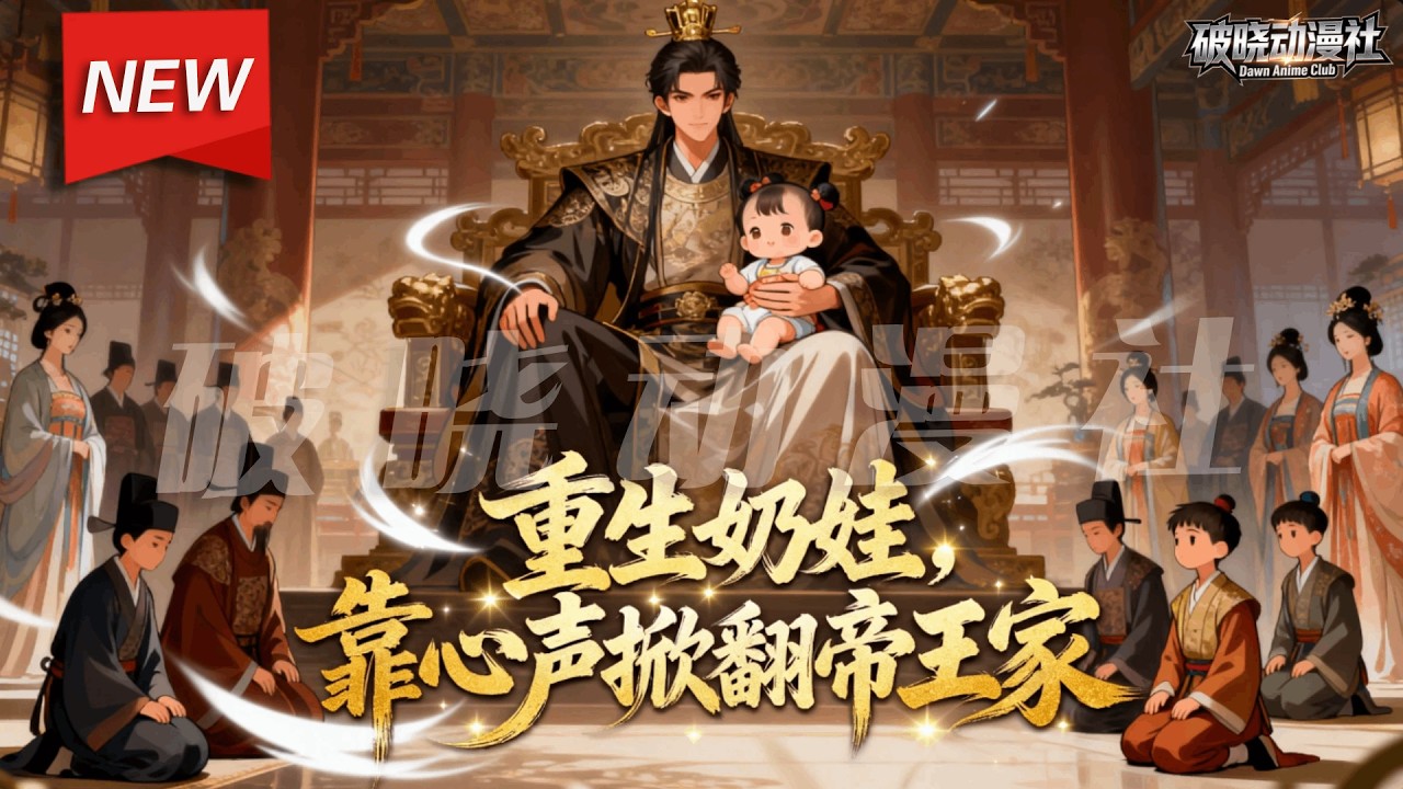 MULTISUB📢新番上线《重生奶娃，靠心声掀翻帝王家》第1~39集丨我穿成奶娃娃，谁知皇帝父皇竟能听见我心声，一句话帮对方拆穿五个绿帽子？！#漫剧 #破晓动漫社