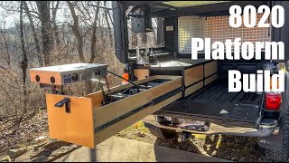 8020 Aluminum Truck Bed Sleeping Platform Build
