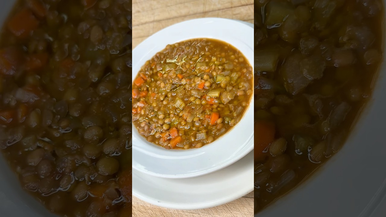 The BEST Italian Lentil Soup! Vegan, gluten free & packed with flavor #soup #recipe #veganrecipes