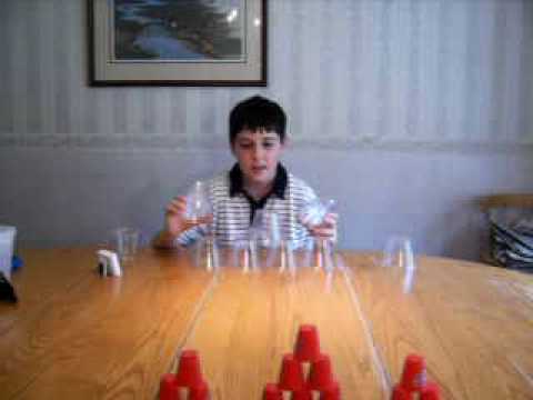 cup stacking #8,learn how to stack