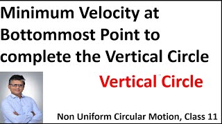 Famous What is the Minimum velocity Required at  Bottom Most  Point of Vertical Circle to complete the Profile
