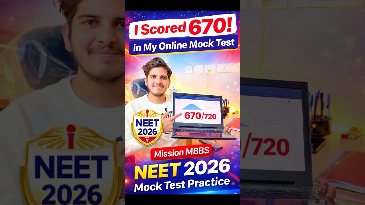 I Scored 670 in Neet 2026 Mock Test | Neet 2026 Test Series 