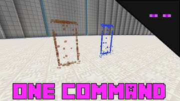 Portal Gun in Vanilla Minecraft 1.9 // Only One Command Review