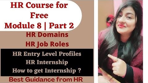 HR Course - Module 8 | HR Job Roles | Part 2 #hr #careerinhr #hrjob #hrcourse #readytogetupdate