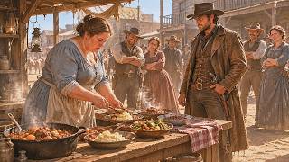 No One Noticed the Lonely Widow's Cooking — Until a Cowboy Took One Bite and Refused to Walk Away