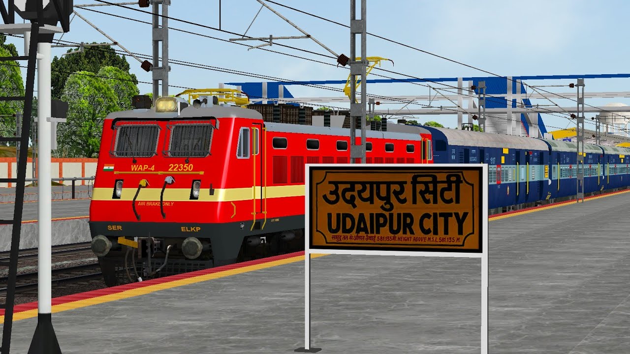 New Update of The Great Rajputana Railways Route| MSTS Open Rails ...