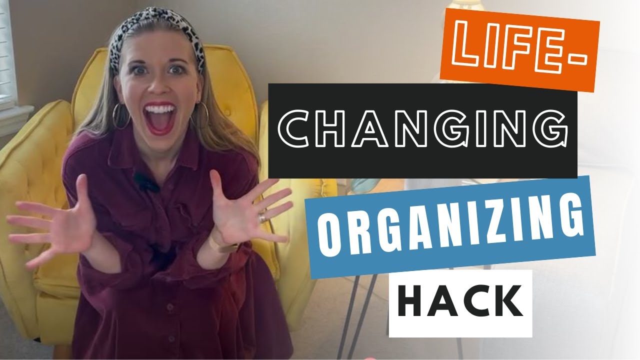 I'm serious, this organizing hack WILL change your life. YouTube