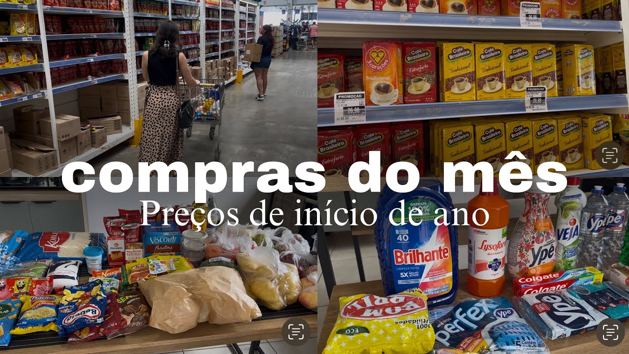 Primeira Compra de 2026 | Os preços de janeiro me surpreenderam😨