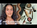 easy &amp; affordable brown smokey eye + brown glossy lips