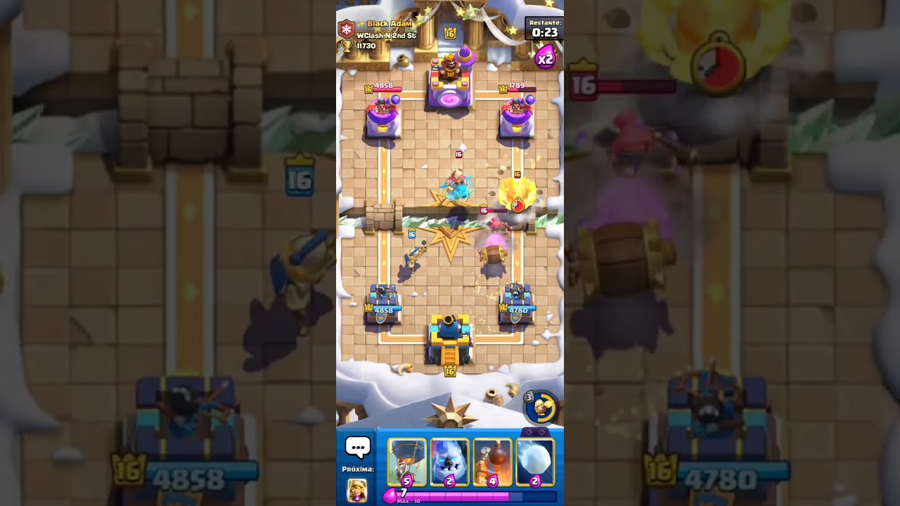 Clash Royale zerei o caminho de troféus de balao2.9