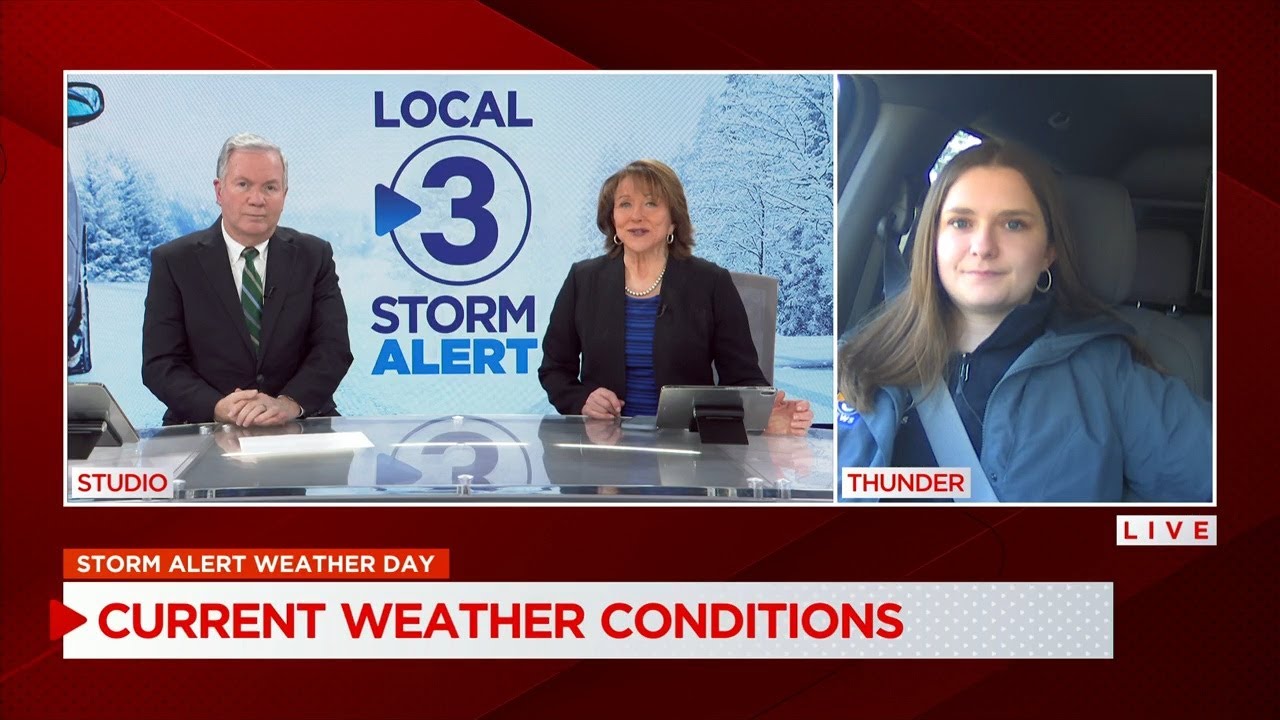 Current road conditions following severe weather - YouTube