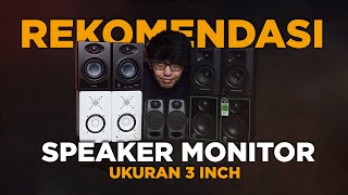 Rekomendasi Speaker Monitor 3 Inch Flat untuk recording ! Cocok buat Monitoring Audio di kamar