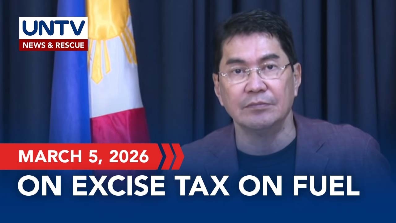 Senator Erwin Tulfo holds press briefing on VAT, excise tax on fuel I Mach 5, 2026