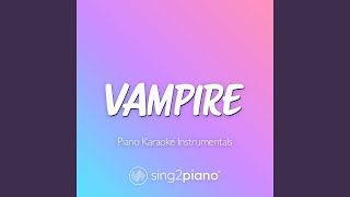 vampire (Originally Performed by Olivia Rodrigo) (Piano Karaoke Version) - Sing2Piano