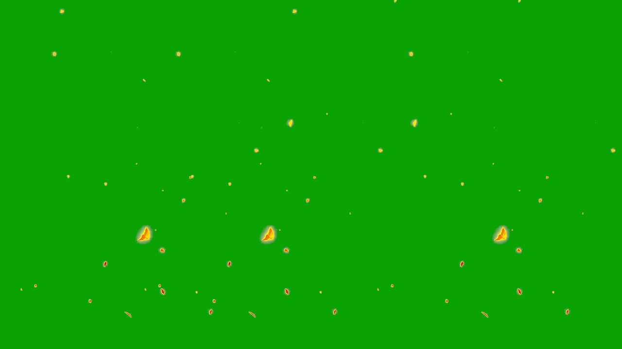 Fire Particals Green Screen & Sound Effects - YouTube