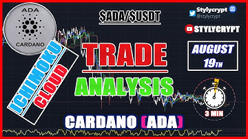 ✨ADA CARDANO AUGUST 19 ( $ADA ) Token price prediction - Trade Analysis - How to use Ichimoku Cloud