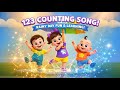 Learn Counting 1–10 Numbers &amp; Colours With Umbrella🌈 | @zoobytoons | Nursery Rhymes &amp; Kids Songs