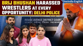 Brij Bhushan humiliated modesty of female wrestlers, says Delhi Police in court | Oneindia News