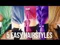 5 Minute Easy Hairstyles ♥ School Hair Tutorial ♥ Wengie