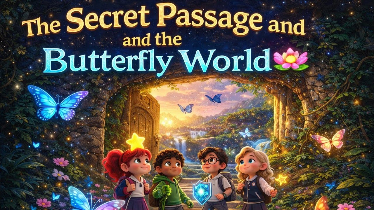 The Secret Passage and the Butterfly World 🌍🦋🪷