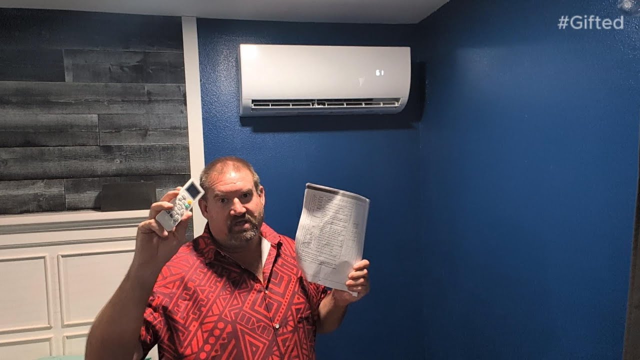 Install And Usage Video For KOL AIR Mini Split by an amateur  AC AND HEAT
