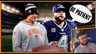 BENGALS FAN REACTS TO DAK PRESCOTT'S OFFERING JOE BURROW ADVICE ON HIS CALF INJURY!!