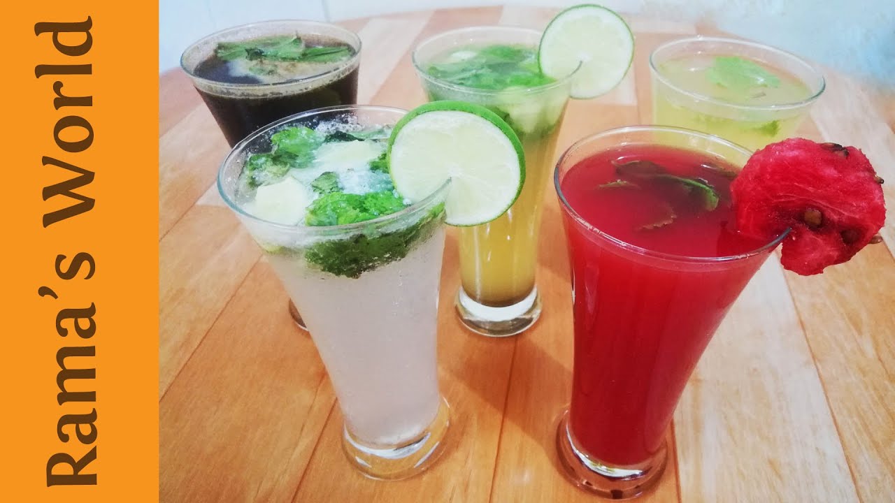 5 Refreshing Summer Drinks | Summer Drinks | Easy IFTAR Time Drinks Recipes