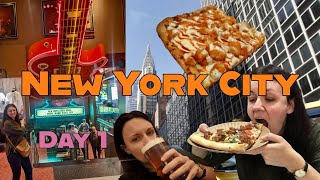 VLOG: New York City (Day 1)   Times Square, New Yorker Hotel, New York Pizza!