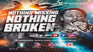 NOTHING MISSING! NOTHING BROKEN | TUESDAY LUNCH TIME PRAYERS