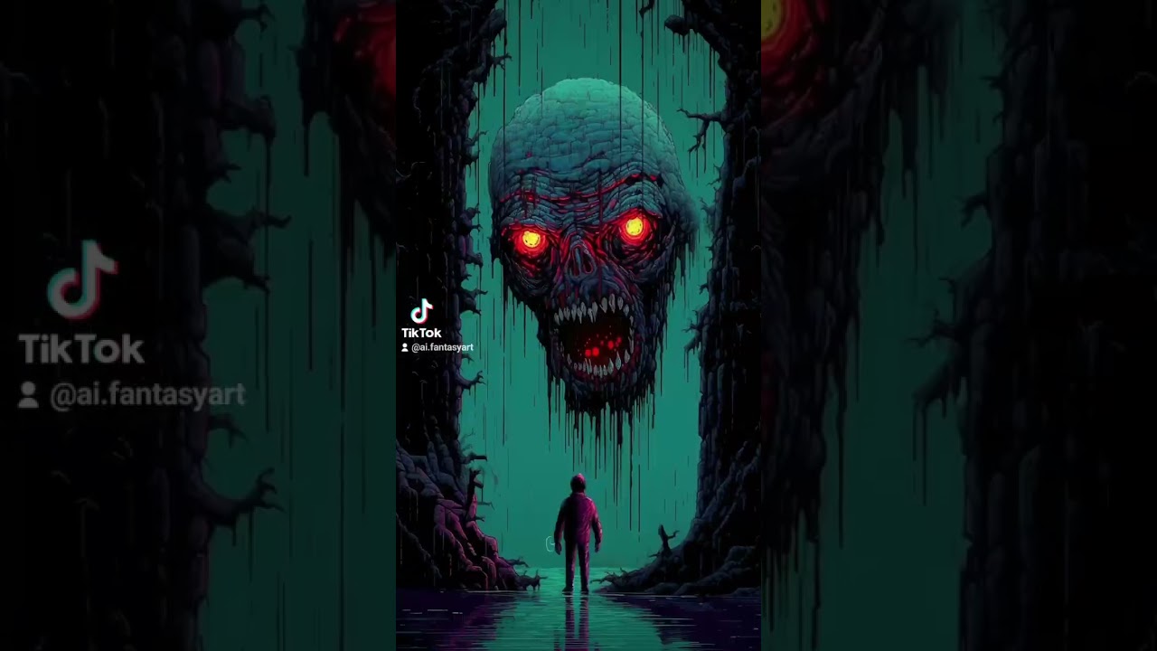 Your daily dose of pixel art horror  