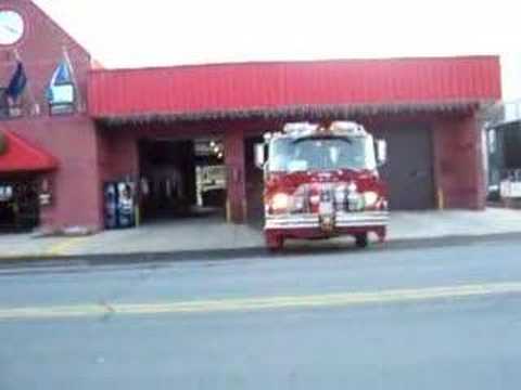 Citizens Engine 454 and Tower 456 Responding