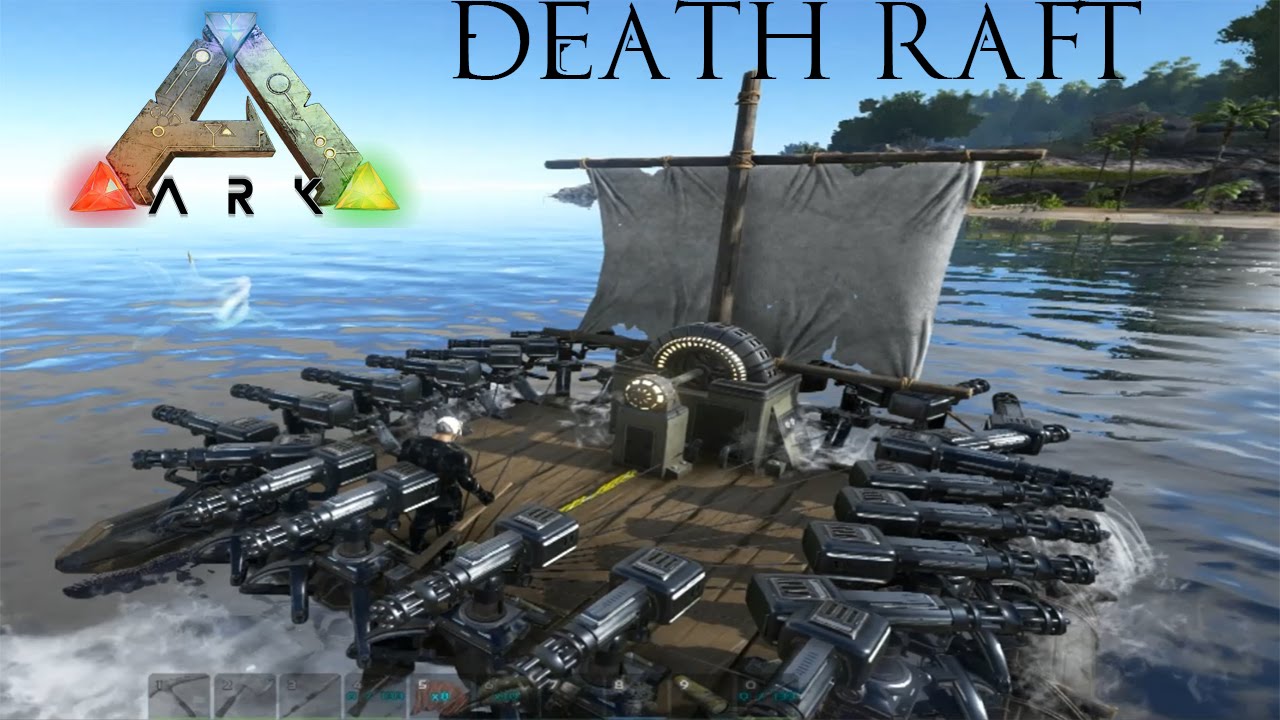 Ark: Survival Evolved - Raft of Death! Ultimate Battleship 