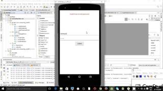 login with restful and android