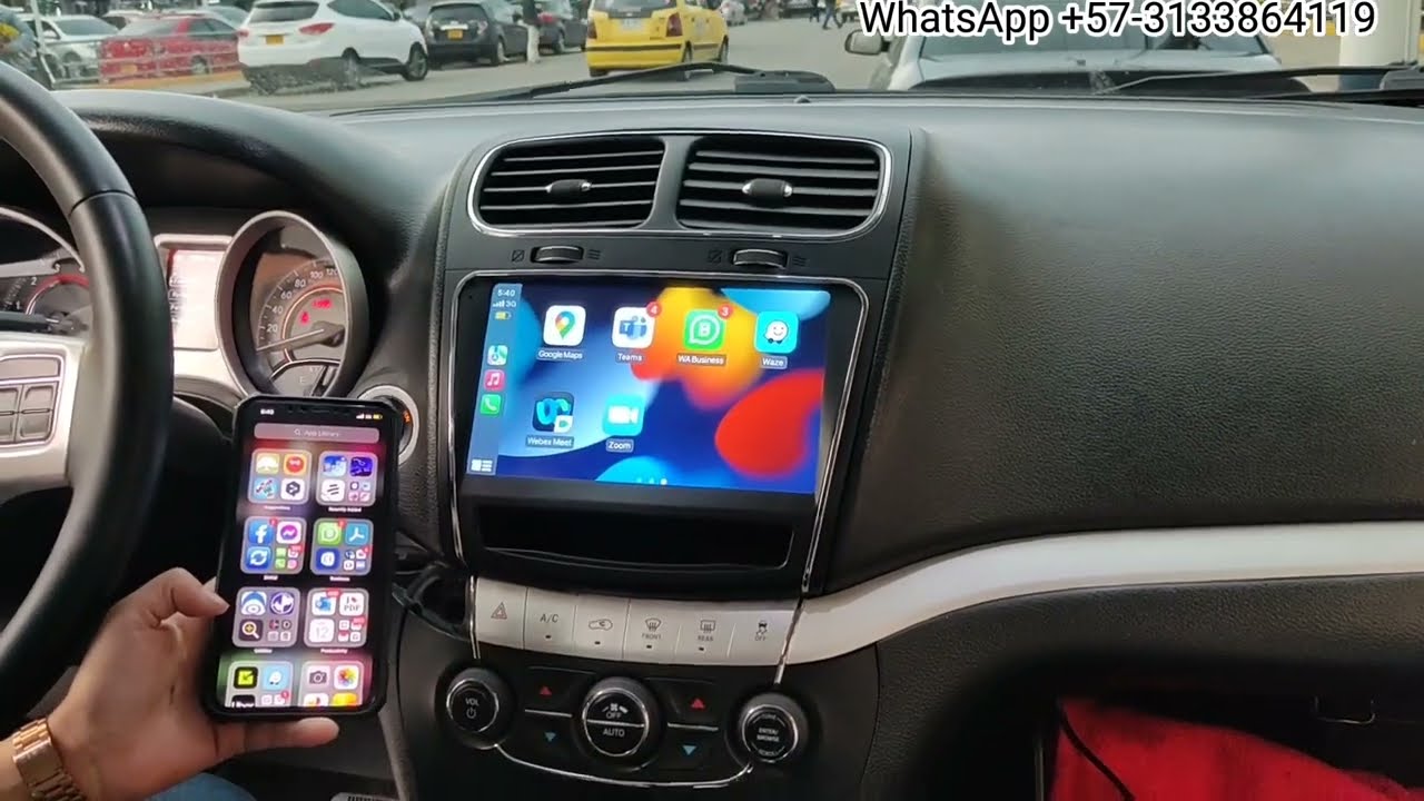 radio Android Dodge Journey car play compatible con modelos 2010 a 2019  llévalo con sistecredito 