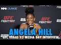 Angela hill expects car crash with luana pinheiro in center of cage  ufc fight night 241