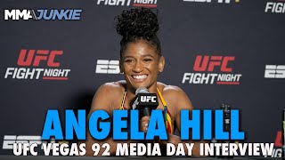 Angela Hill Expects Car Crash With Luana Pinheiro in Center of Cage | UFC Fight Night 241
