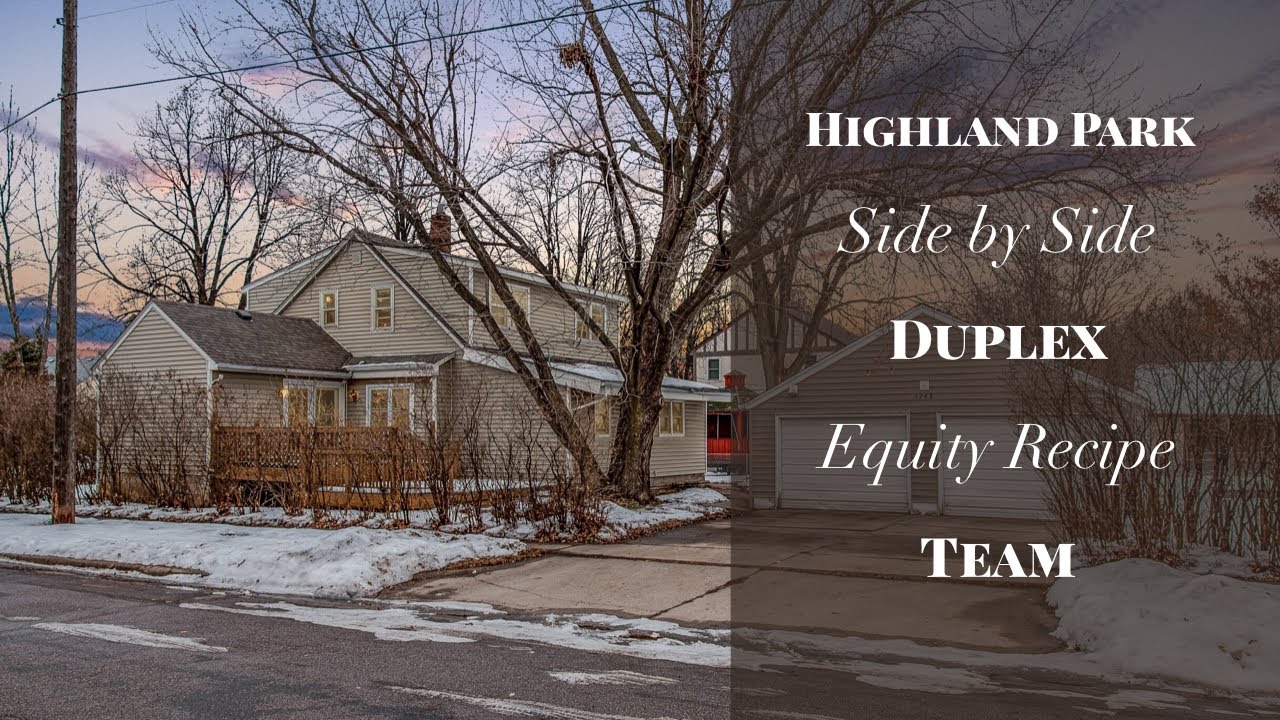 Homes for Sale in St. Paul Highland Park SidexSide Duplex by West