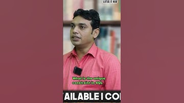 Soorten beperkingen in SQL | Beperkingen in SQL