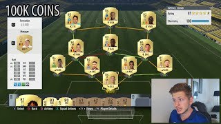 THE BEST POSSIBLE 100K COINS TEAM IN FIFA 17