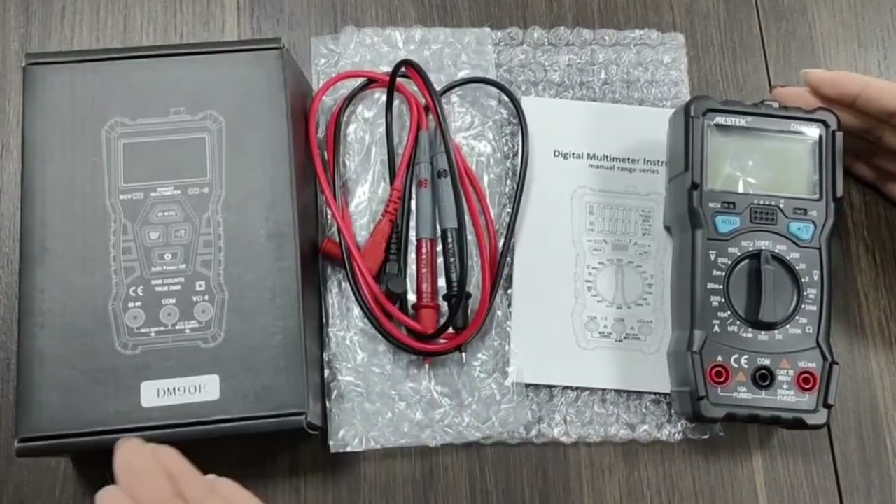 MESTEK Digital Multimeter 1999 counts Backlight AC/DC Ammeter Voltmeter Ohm Handled multitester