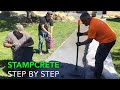 STAMPCRETE STEP BY STEP
