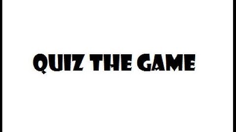 Quiz The Game - C++ Project