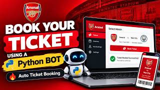 Book Your Ticket using a Python BOT | 🔥 Auto Ticket Booking