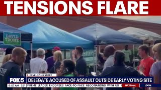 Video shows tensions flare at Maryland early voting