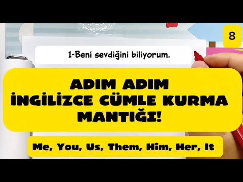 İngilizce Nesne Zamirleri | Me, You, Him, Her, Us, Them | Sıfırdan Kolay Anlatım + Örnekler